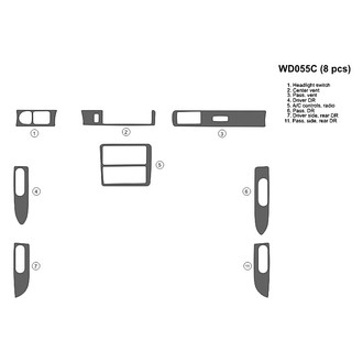 B&I® - 2D Blackwood Full Dash Kit (8 Pcs)