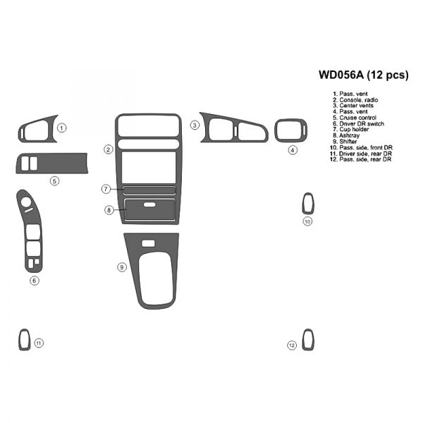 B&I® - 2D Full Dash Kit