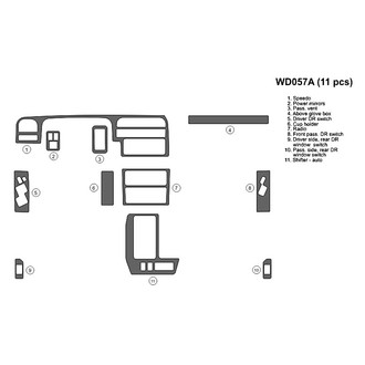 B&I® - 2D Blackwood Full Dash Kit (11 Pcs)