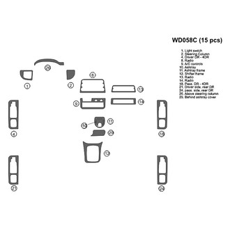 B&I® - 2D Blackwood Full Dash Kit (15 Pcs)