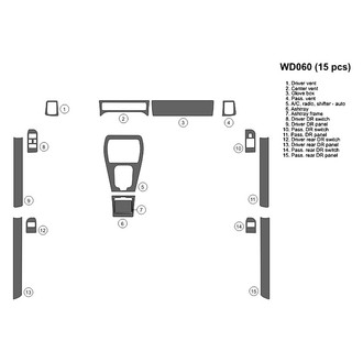 B&I® - 2D Blackwood Full Dash Kit (15 Pcs)
