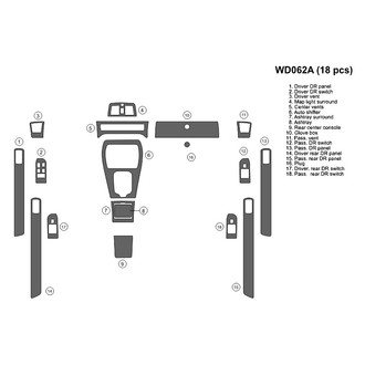 B&I® - 2D Blackwood Full Dash Kit (18 Pcs)