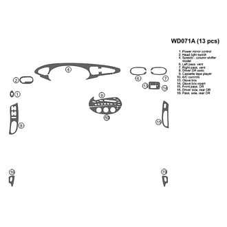 B&I® - 2D Blackwood Full Dash Kit (13 Pcs)