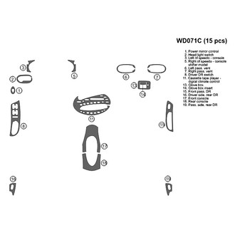 B&I® - 2D Blackwood Full Dash Kit (15 Pcs)