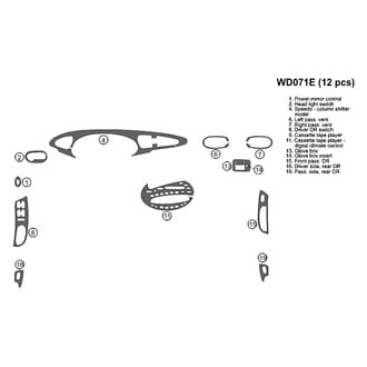 B&I® - 2D Blackwood Full Dash Kit (12 Pcs)