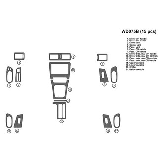 B&I® - 2D Blackwood Full Dash Kit (15 Pcs)