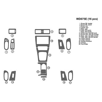B&I® - 2D Blackwood Full Dash Kit (16 Pcs)