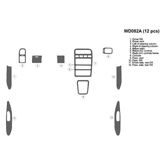 B&I® - 2D Blackwood Large Dash Kit (12 Pcs)