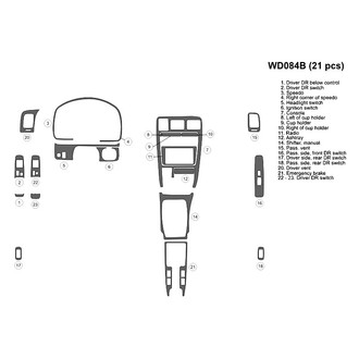 B&I® - 2D Blackwood Full Dash Kit (21 Pcs)