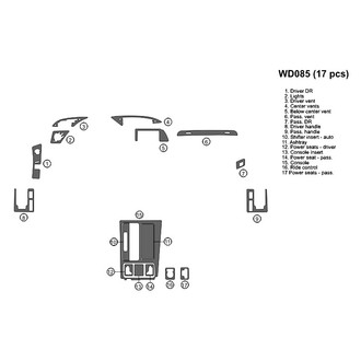B&I® - 2D Blackwood Full Dash Kit (17 Pcs)