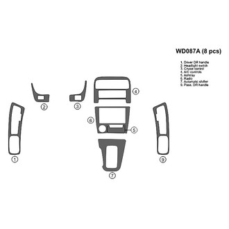 B&I® - 2D Blackwood Full Dash Kit (8 Pcs)