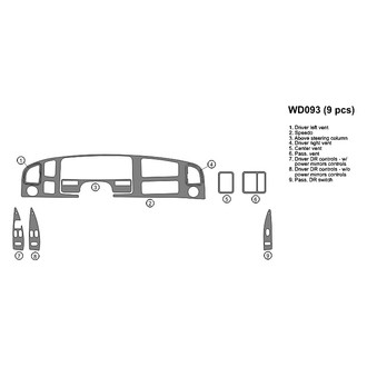 B&I® - 2D Blackwood Full Dash Kit (9 Pcs)
