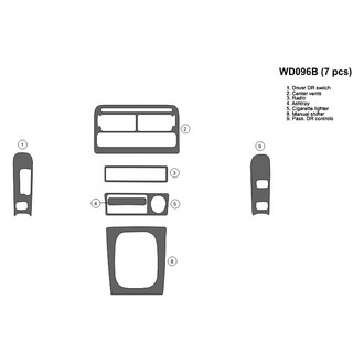 B&I® - 2D Blackwood Full Dash Kit (7 Pcs)