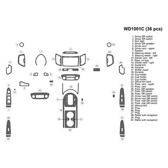 B&I® - 2D Blackwood Large Dash Kit (36 Pcs)