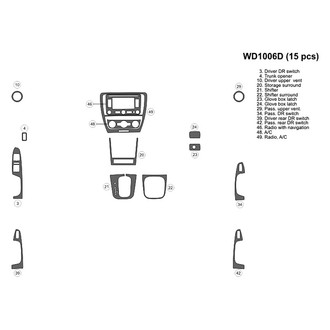 B&I® - 2D Blackwood Small Dash Kit (15 Pcs)