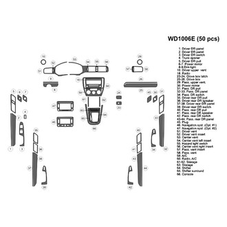 B&I® - 2D Blackwood Large Dash Kit (50 Pcs)