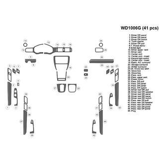 B&I® - 2D Blackwood Medium Dash Kit (41 Pcs)