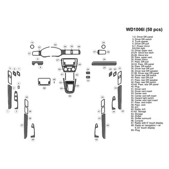 B&I® - 2D Blackwood Large Dash Kit (50 Pcs)