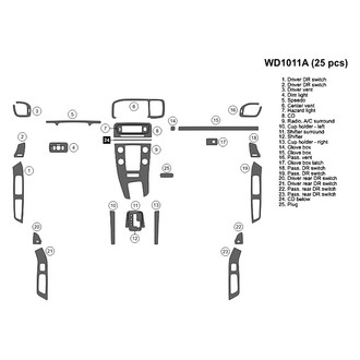 B&I® - 2D Blackwood Full Dash Kit (25 Pcs)