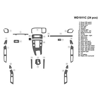 B&I® - 2D Blackwood Full Dash Kit (24 Pcs)