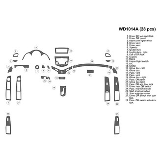B&I® - 2D Blackwood Large Dash Kit (28 Pcs)