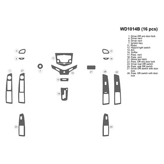 B&I® - 2D Blackwood Small Dash Kit (16 Pcs)