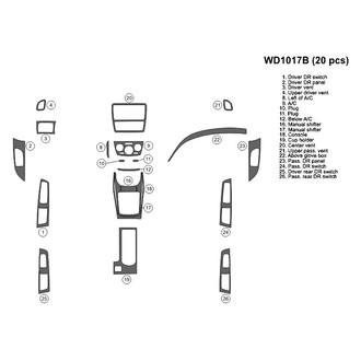 B&I® - 2D Blackwood Large Dash Kit (20 Pcs)