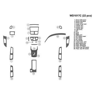 B&I® - 2D Blackwood Large Dash Kit (22 Pcs)