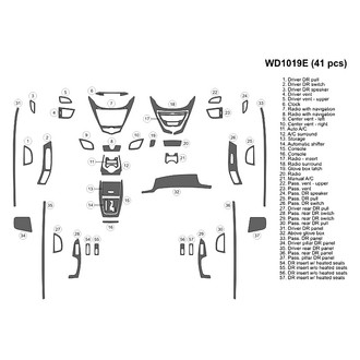 B&I® - 2D Blackwood Large Dash Kit (41 Pcs)