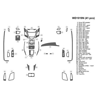B&I® - 2D Blackwood Large Dash Kit (41 Pcs)
