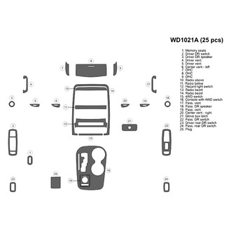 B&I® - 2D Blackwood Small Dash Kit (25 Pcs)