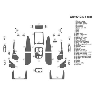 B&I® - 2D Blackwood Large Dash Kit (39 Pcs)