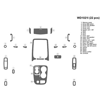 B&I® - 2D Blackwood Small Dash Kit (22 Pcs)