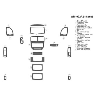 B&I® - 2D Factory Match Large Dash Kit (18 Pcs)