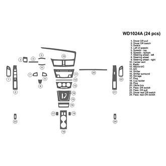 B&I® - 2D Blackwood Large Dash Kit (24 Pcs)