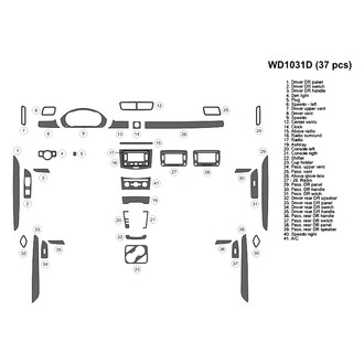 B&I® - 2D Blackwood Large Dash Kit (37 Pcs)