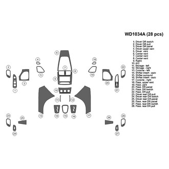 B&I® - 2D Blackwood Large Dash Kit (28 Pcs)