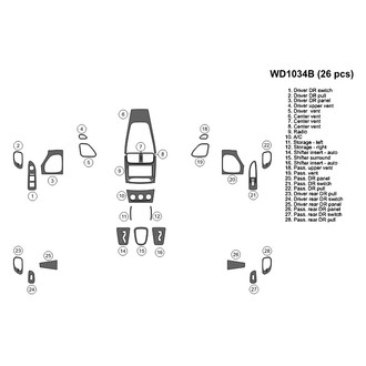B&I® - 2D Blackwood Small Dash Kit (26 Pcs)