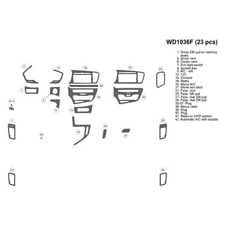 B&I® - 2D Blackwood Small Dash Kit (23 Pcs)