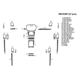 B&I® - 2D Blackwood Small Dash Kit (27 Pcs)