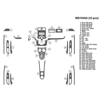 B&I® - 2D Blackwood Large Dash Kit (33 Pcs)