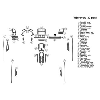 B&I® - 2D Blackwood Large Dash Kit (32 Pcs)