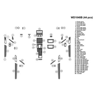 B&I® - 2D Blackwood Medium Dash Kit (44 Pcs)