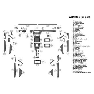 B&I® - 2D Blackwood Large Dash Kit (59 Pcs)