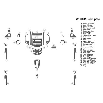 B&I® - 2D Blackwood Small Dash Kit (30 Pcs)