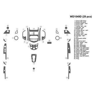 B&I® - 2D Blackwood Small Dash Kit (29 Pcs)