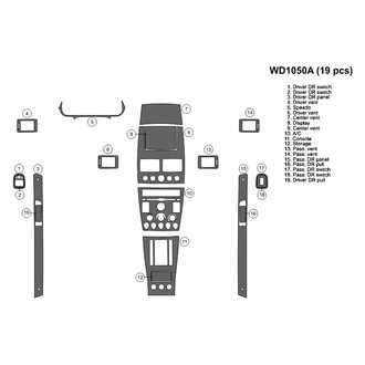B&I® - 2D Blackwood Large Dash Kit (19 Pcs)