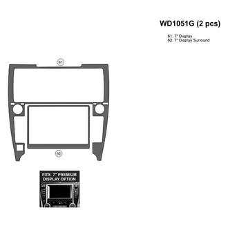 B&I® - 2D Blackwood Upgrade Kit (2 Pcs) Dash Kit
