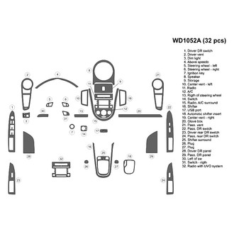 B&I® - 2D Blackwood Large Dash Kit (32 Pcs)