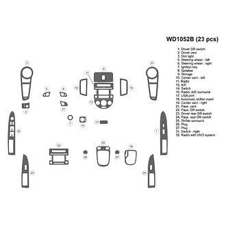 B&I® - 2D Blackwood Small Dash Kit (23 Pcs)